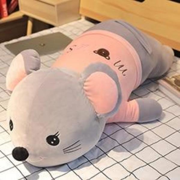 Smiley Mouse Rat Soft Stuffed Plush Pillow Toy