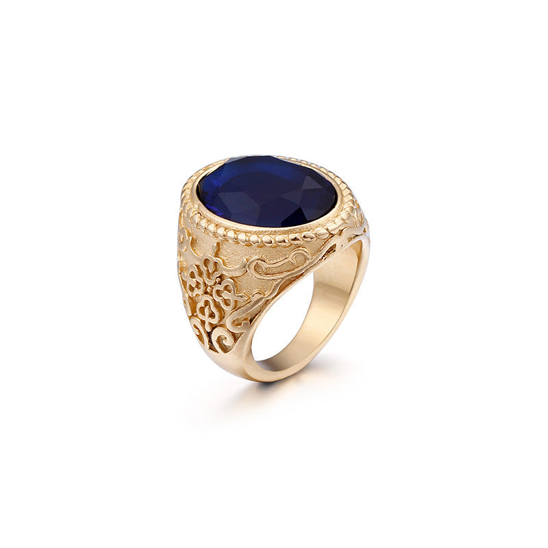 Men's Titanium Hipster Ring