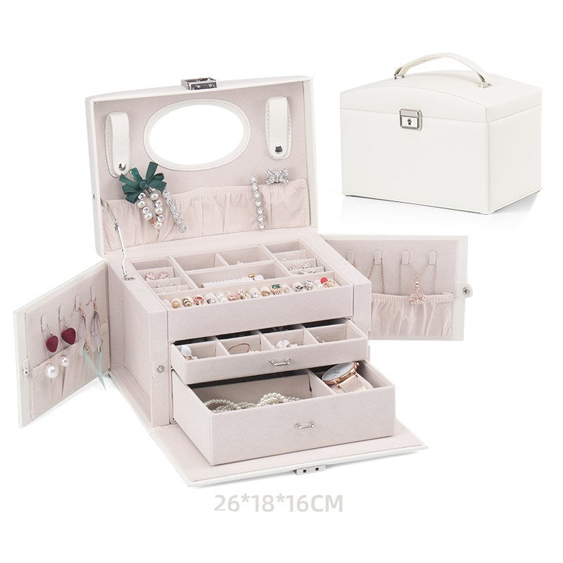 Hand jewelry storage box large capacity household