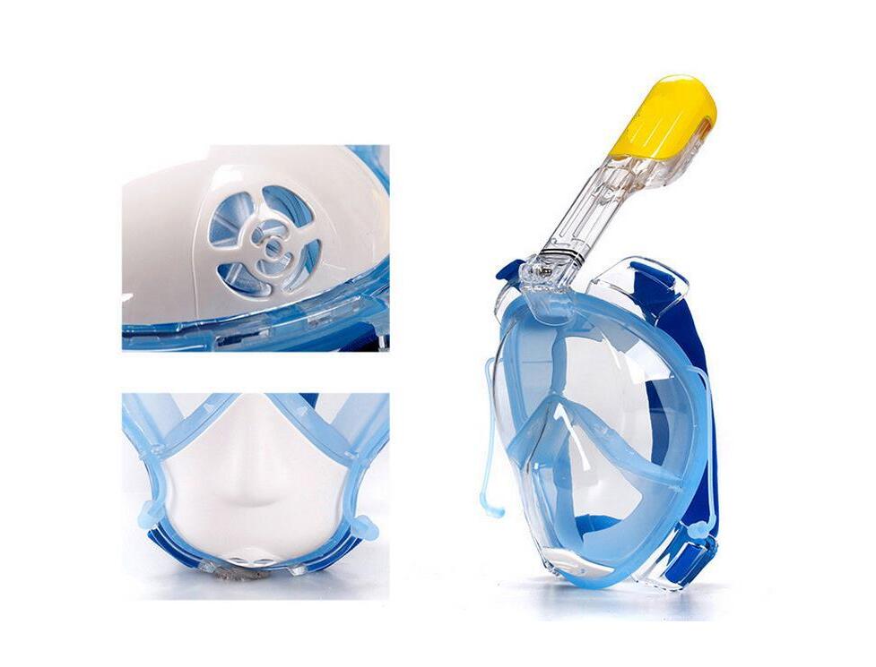 Anti-Fog Full Face Diving Mask GoPro Compatible