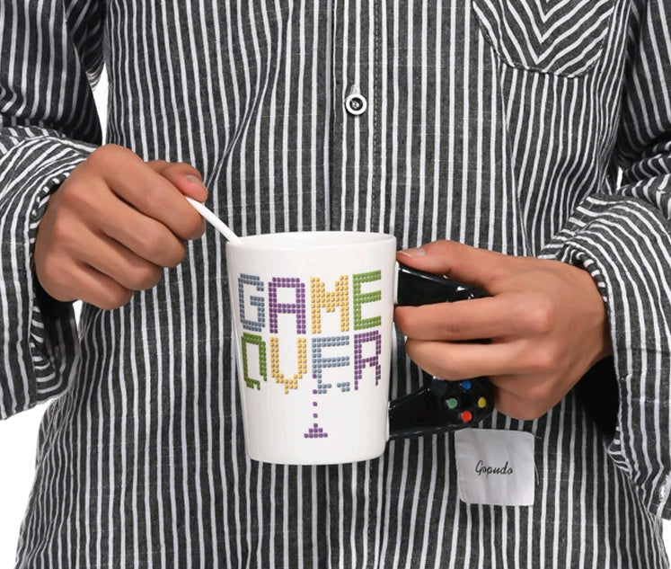 Creative Gamepad Ceramic Cup GAME BOY MUG Mug Game Machine Coffee Cup To Send  Gifts