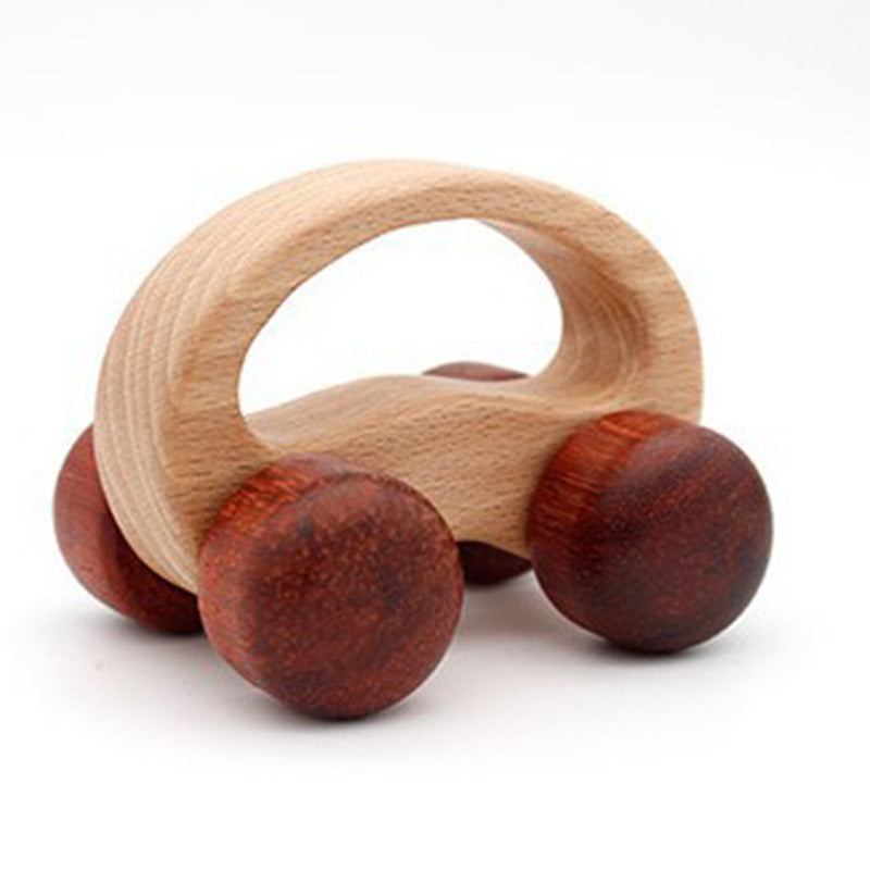 Voiture en bois écologique en forme de bébé chien, jouets de puzzle animaux de dessin animé pour nourrissons, blocs éducatifs d'apprentissage pour enfants, bricolage.