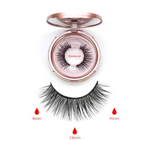 Five magnetic false eyelash set