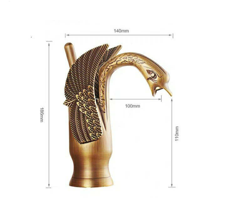 All copper antique faucet