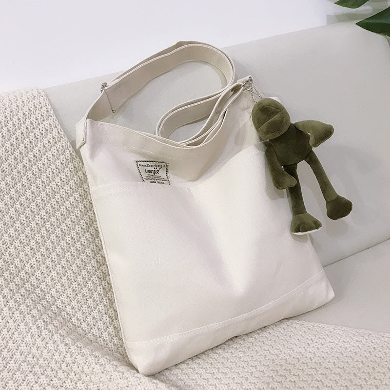 Crossbody Japanese large-capacity canvas bag