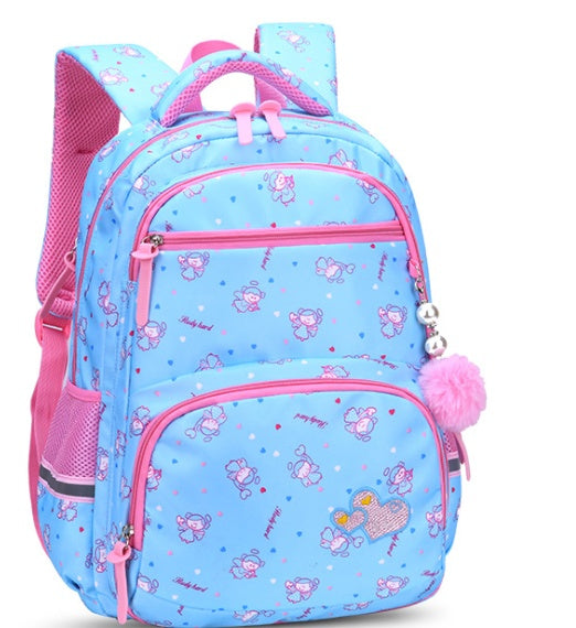 New factory direct sale super light schoolbag girl new Korean version children''s backpack cute girl Backpack
