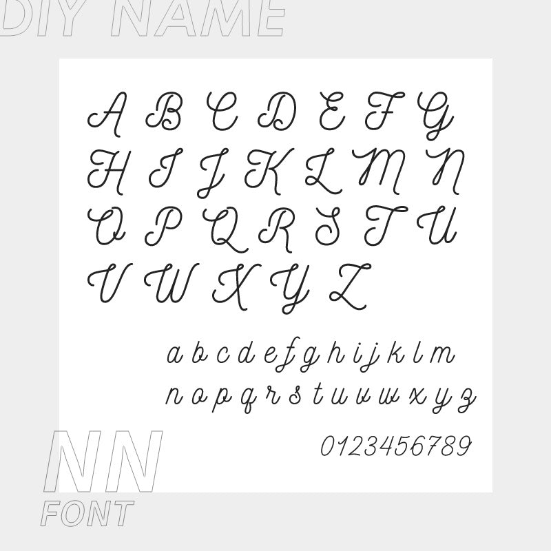 Bijoux personnalisés en acier inoxydable 316L, bracelet de cheville avec nom et alphabet anglais