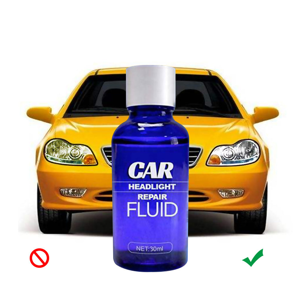 Car headlight repair fluid
