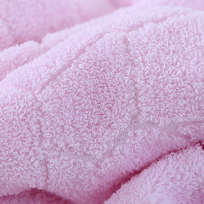 Simple Three-piece Water Cube Towel Set