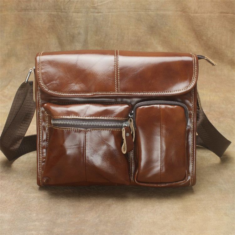 One shoulder Crossbody leather bag