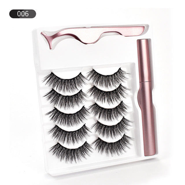 Magnetic eyeliner false eyelashes