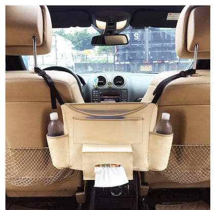 Car seat back storage bag