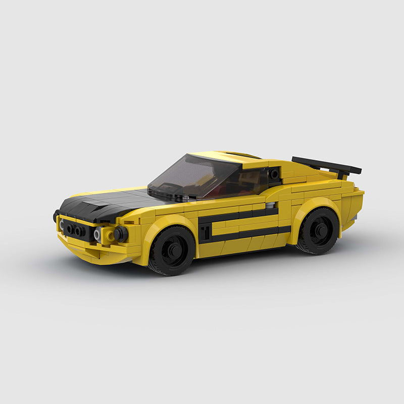 Small Particle Racing Moc Model Educational Education Assembling Children's Building Blocks Toys