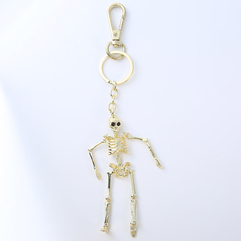 Mobile skeleton keychain