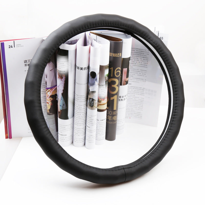 Four Seasons Leather Steering Wheel Cover