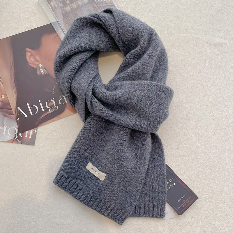 Women's Pure Wool Scarf Winter High Sense