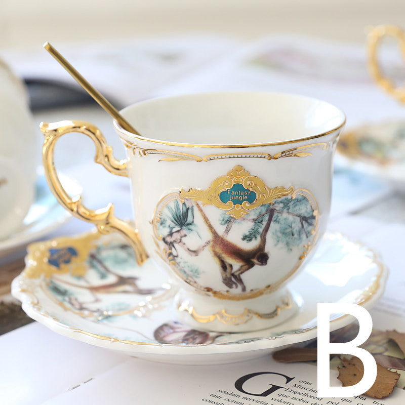 Ensemble de porte-tasses à café en céramique