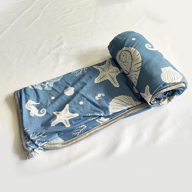 Women's Fashion Printed Cold Blanket