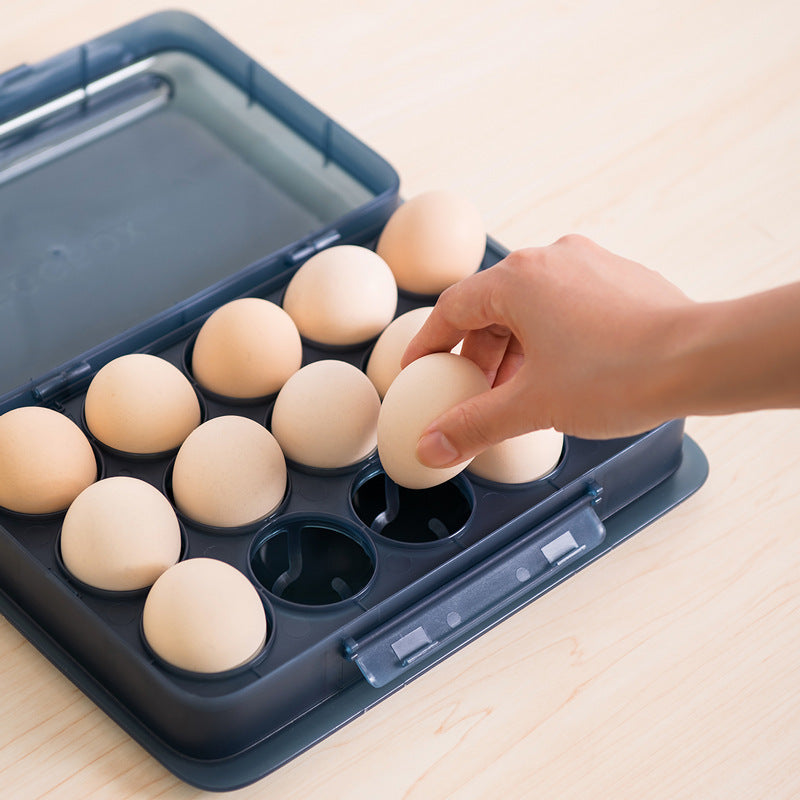 Refrigerator egg storage box