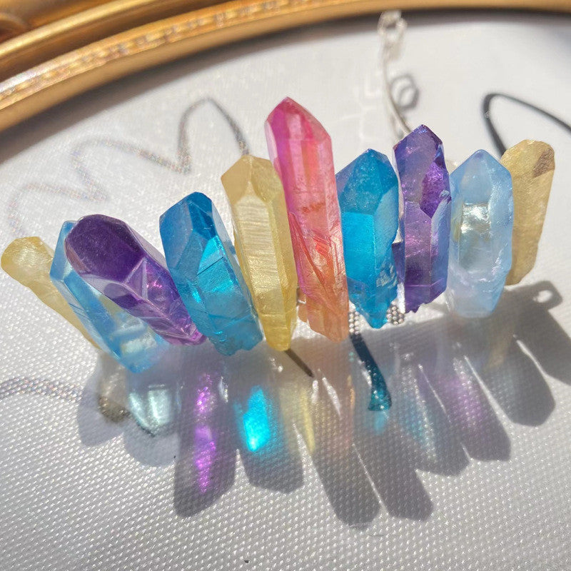 8cm Multicolor Spring Crystal Hairpin Headwear