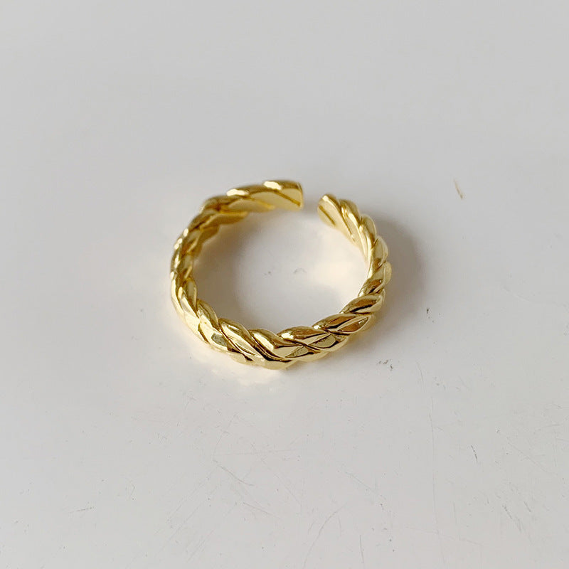 Fashionable and simple braided  ring