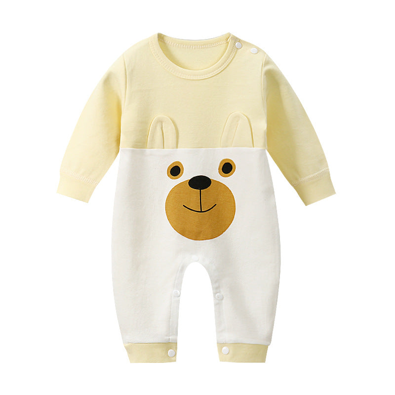 Baby Romper Long Sleeve Cartoon Printing Spring Autumn