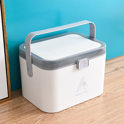 Portable Portable Double-layer First Aid Medicine Box