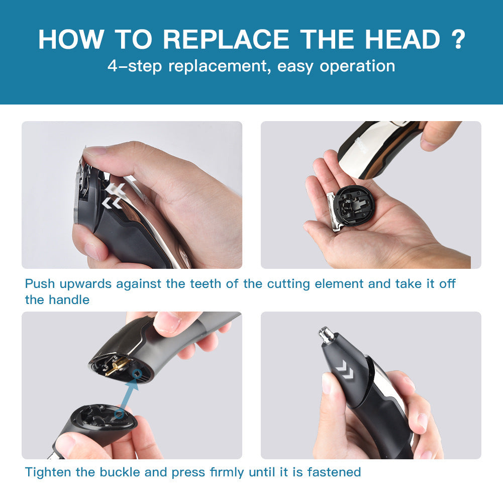 Men's Multifunctional Household Electric Hair Clipper