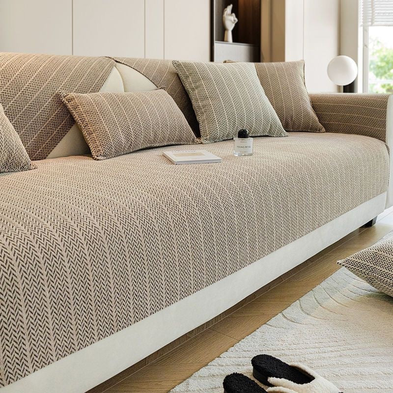Sofa Cushion Chenille Non-slip High-grade Cover Towel