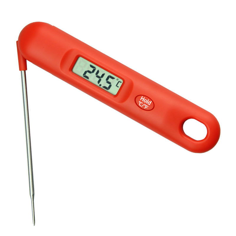 Folding food thermometer