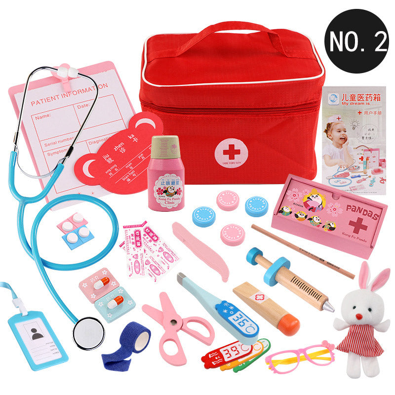 Girl play house simulation doctor injection toy gift