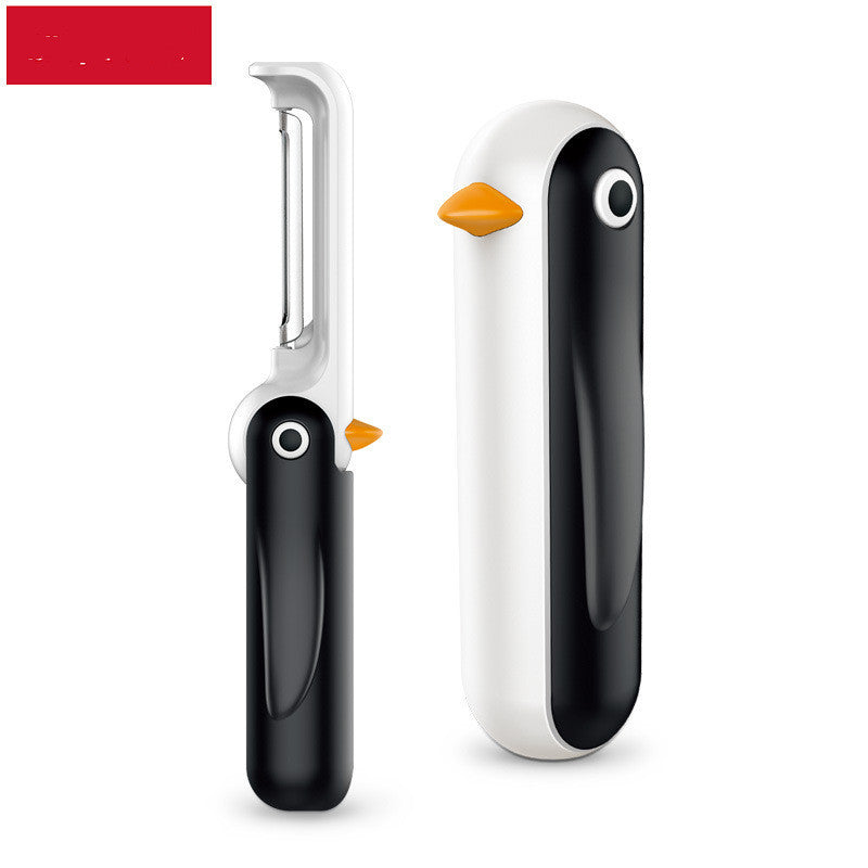 Creative Penguin Shaped Stainless Steel Folding Fruit Vegetable
