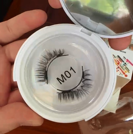 Magnetic Suction False Eyelashes Upgraded With Three Magnets