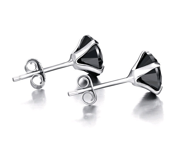 Stud earrings unisex fashion simple earrings Korean version of the four claws earrings