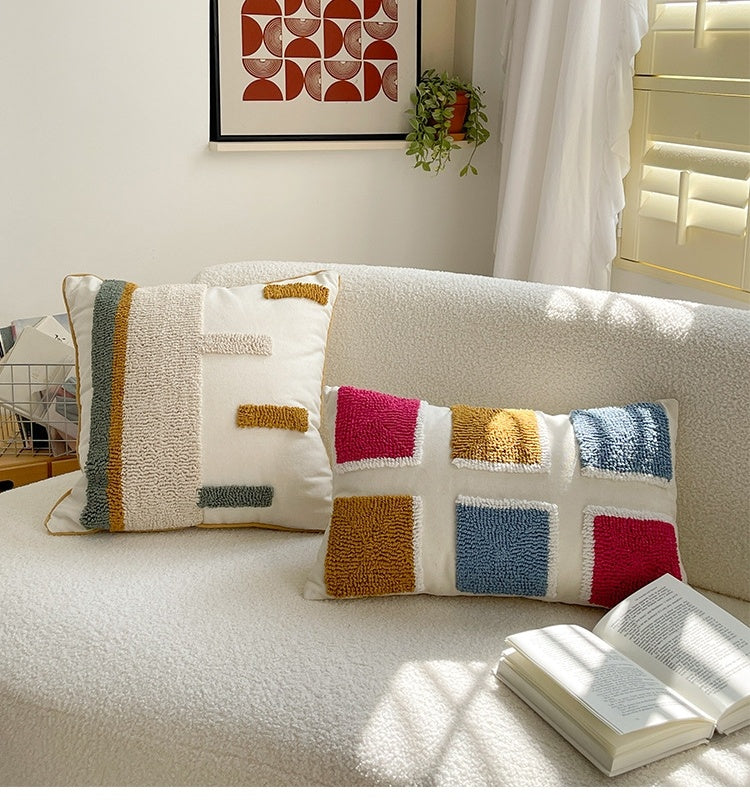 Modern Simple Embroidery Towel  Pillowcsae