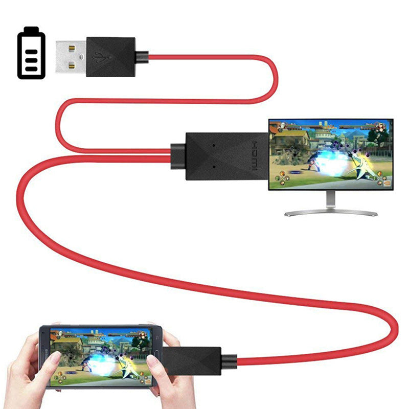 Mobile Phone To HDMI TV With Screen Cable Micro Usb Android Phone Adapter Plug And Play