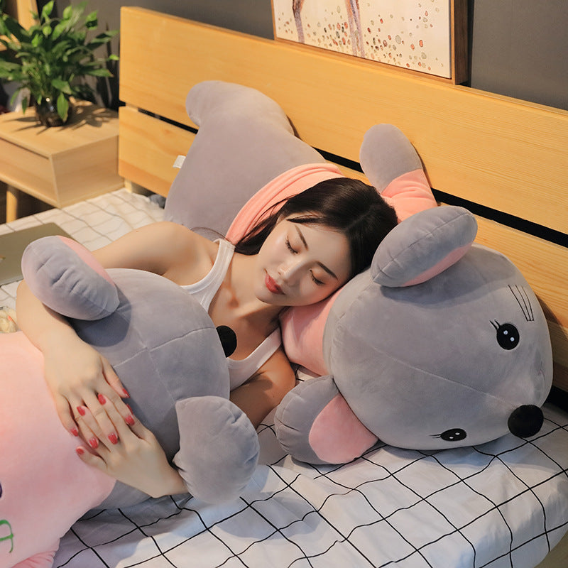 Smiley Mouse Rat Soft Stuffed Plush Pillow Toy