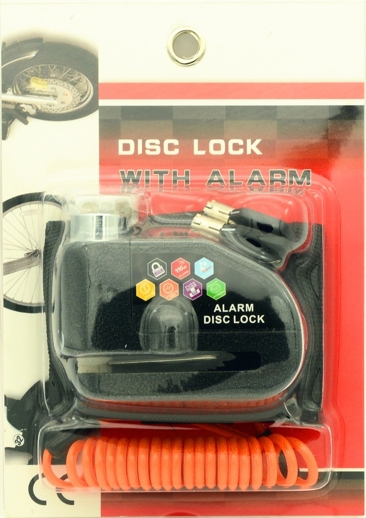 Mountain bike alarm lock