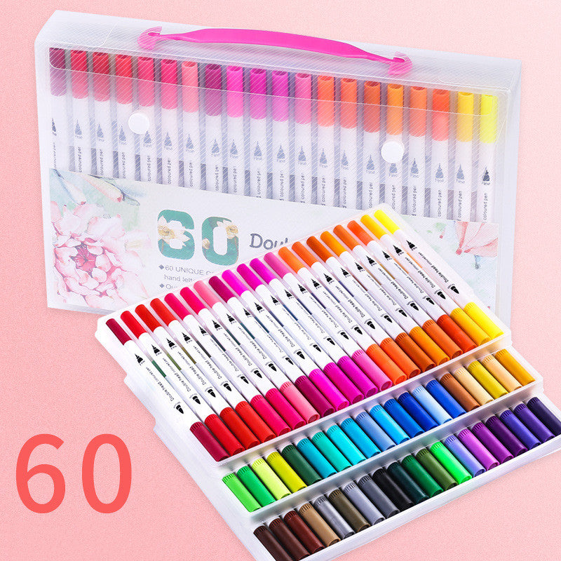 Double-ended watercolor pen