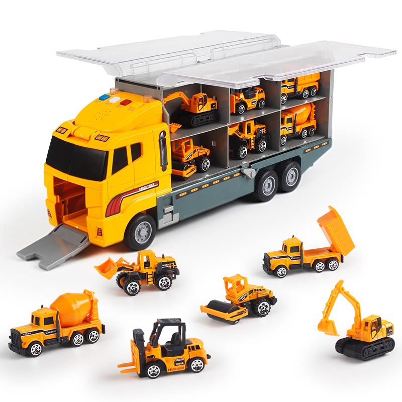 Alloy large container truck toy car boy toy