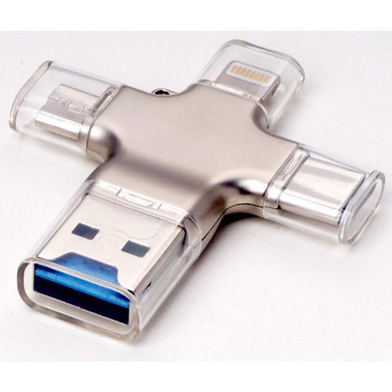 Four-in-one mobile phone U disk multi-function card reader