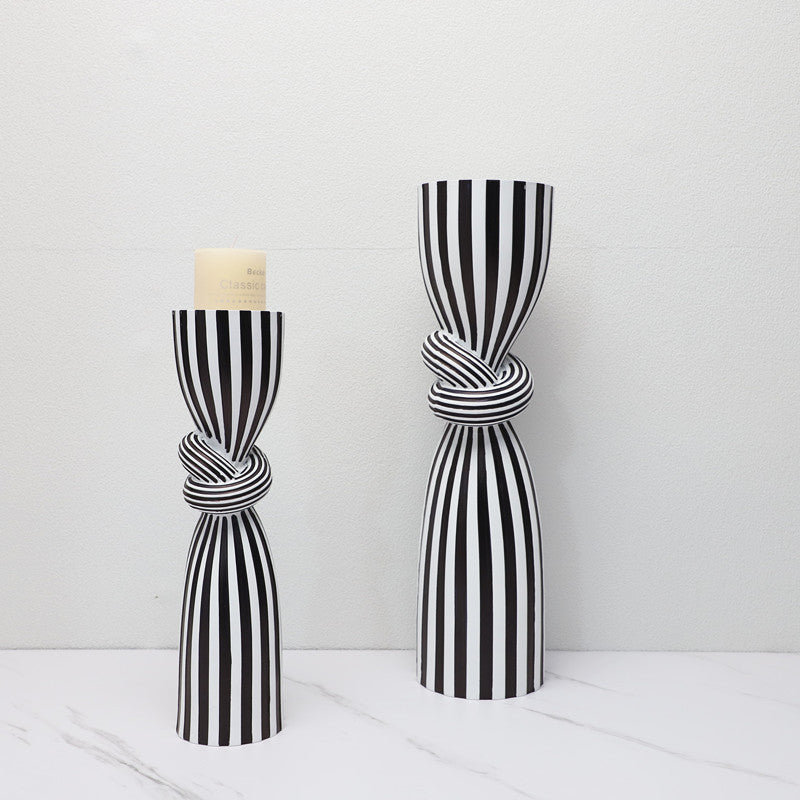 Knotted Candle Holder Resin Ornaments
