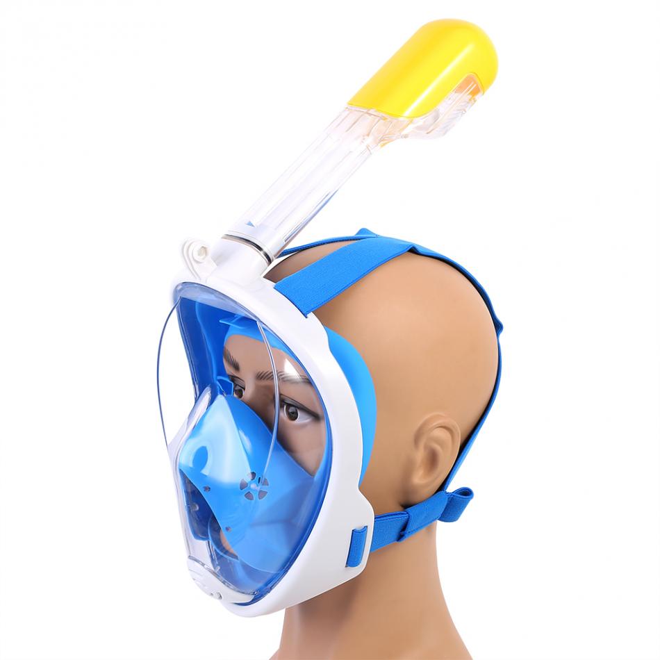 Masque de plongée Gopro tuba sec intégral en silicone étanche anti-buée