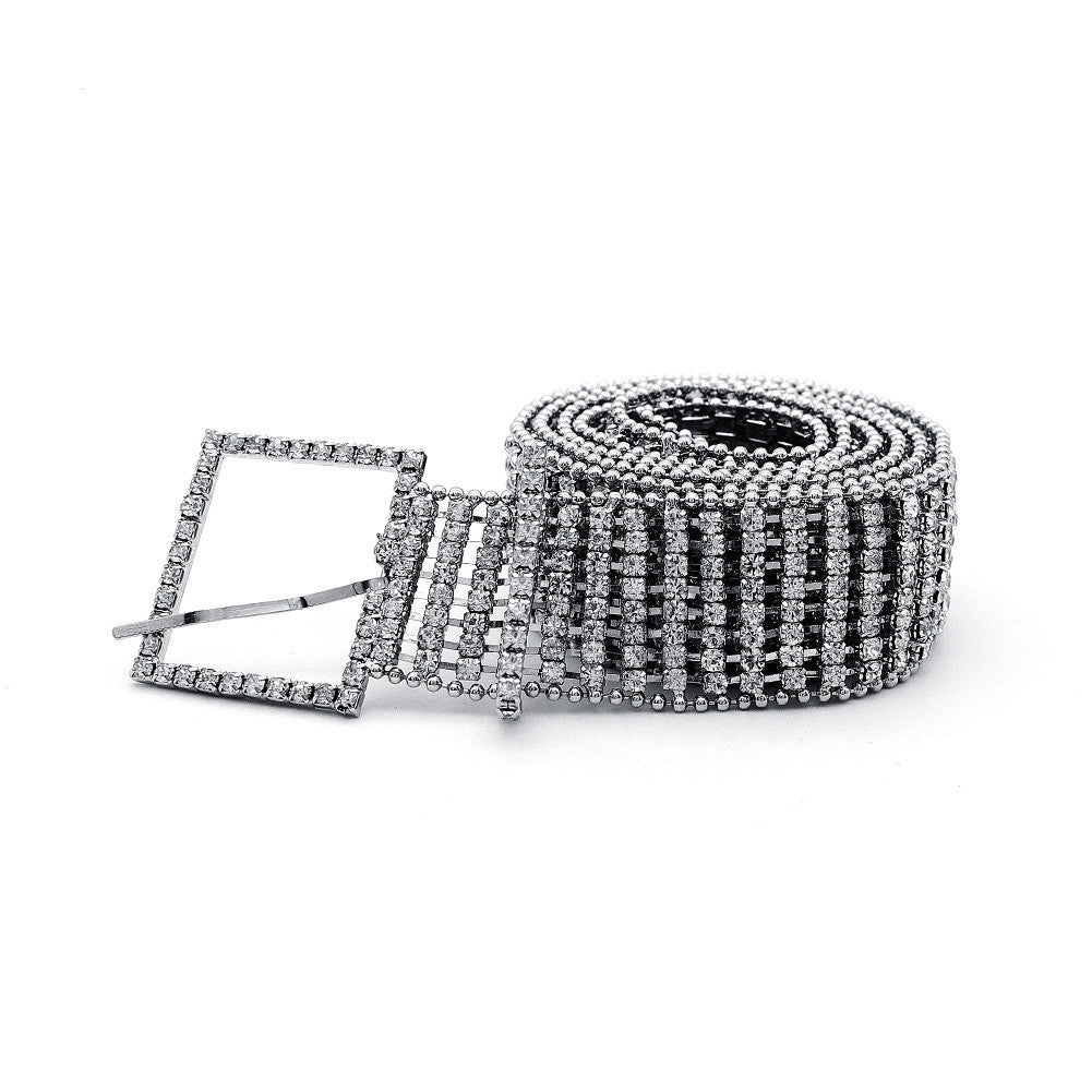 Ceinture en strass pour femme