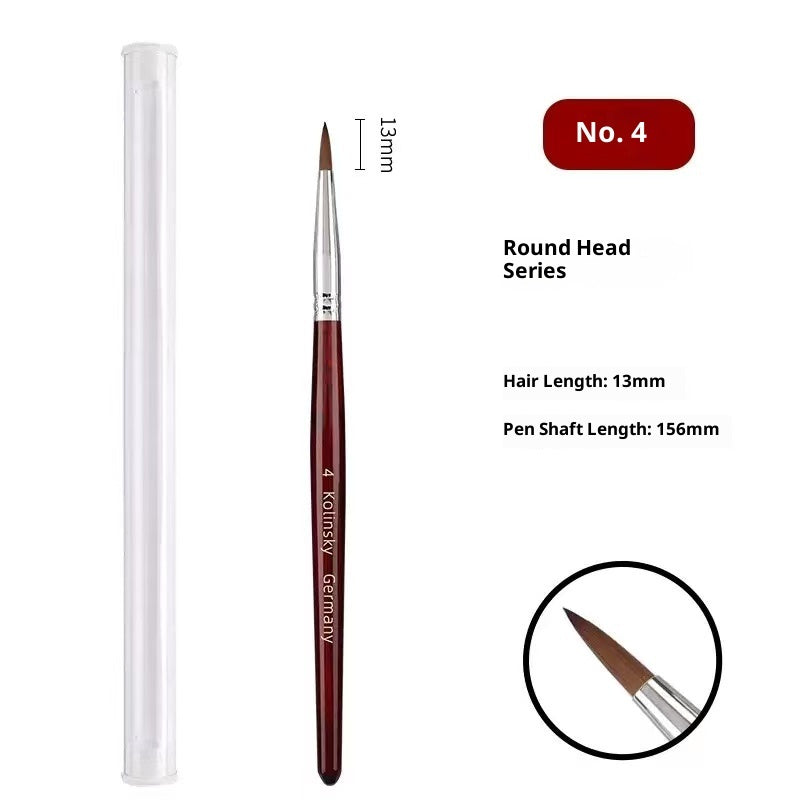 Watercolor Crystal Siberian Mink Crystal Pen