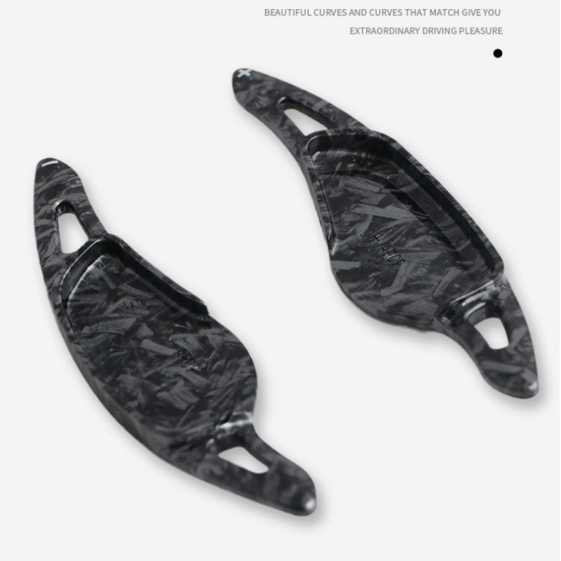 Carbon Fiber Steering Wheel Paddle Interior Modification
