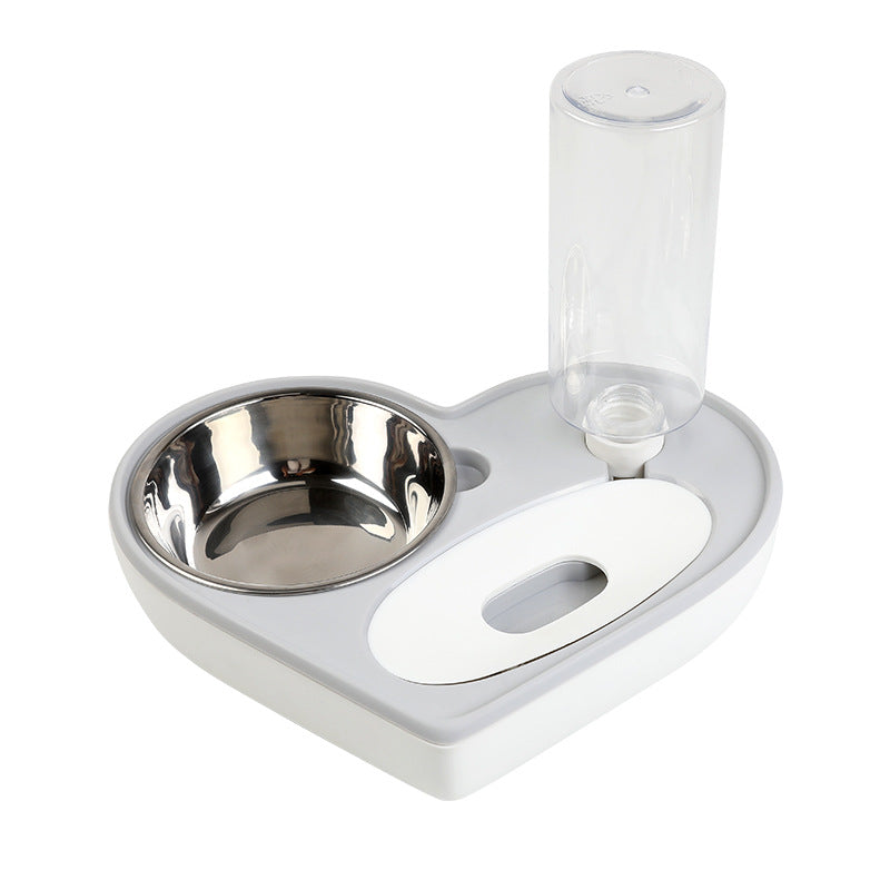 Cat Bowl Dog Bowl Double Bowl Non-wet Mouth Dual-use