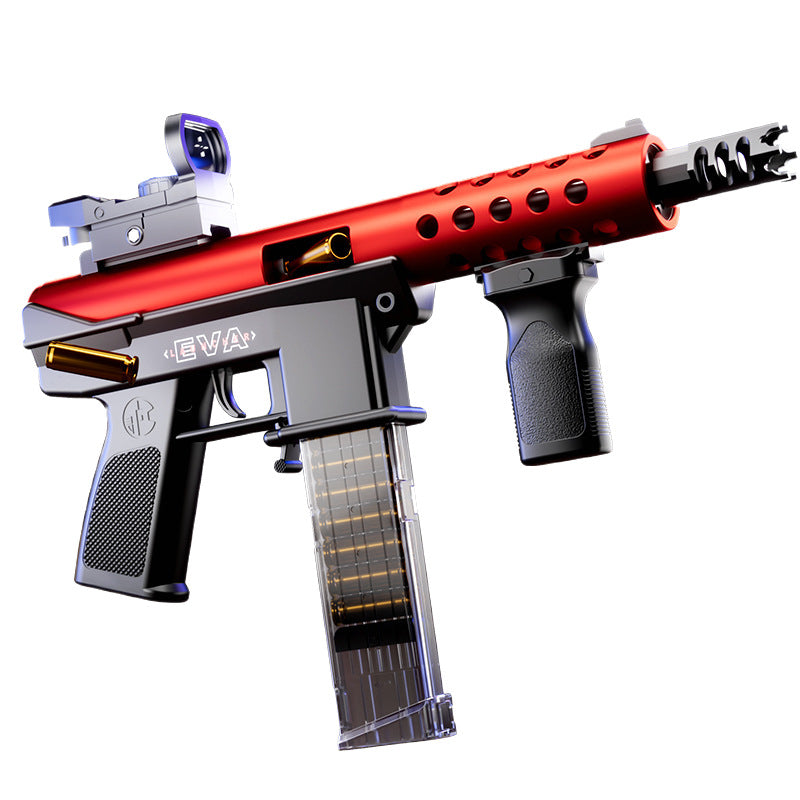 TEC-9 Soft Bullet Gun Manual Shell Throwing Submachine Gun Model