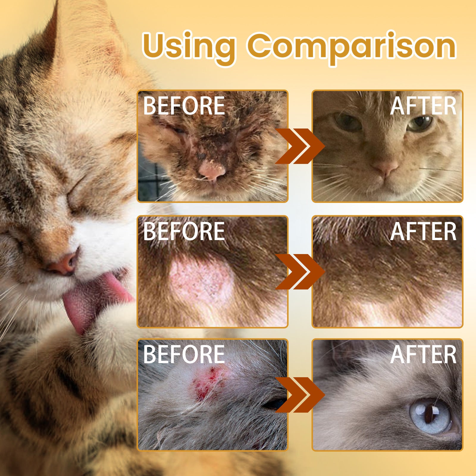Pet Skin Fur And Wound Care Essence For Cleaning And Moisturizing