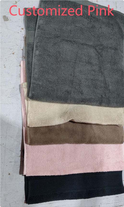 Bath Towel Plain Broken Face Gift Foreign Trade Towel